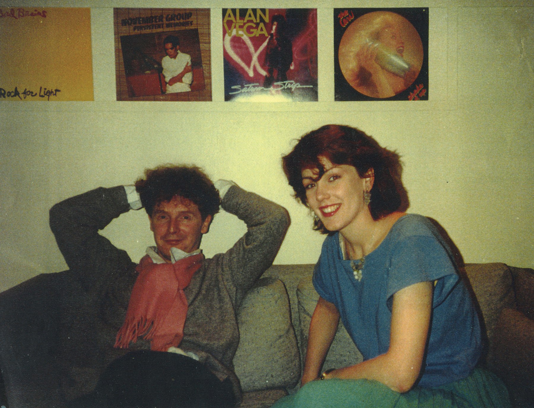 Malcolm McLaren and Monica Lynch. Photo courtesy of Monica Lynch.